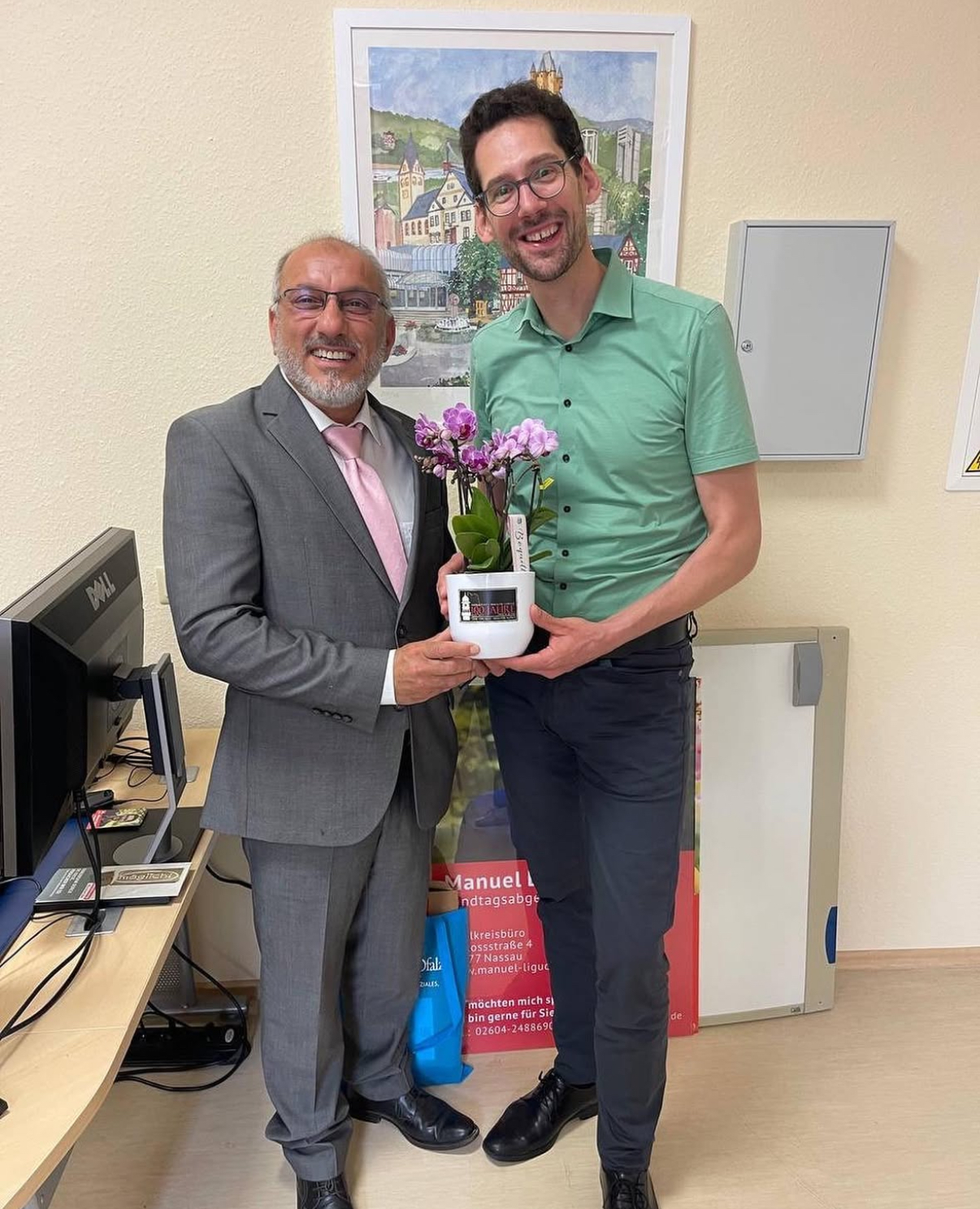 Konstruktiver Austausch mit MdL Manuel Liguori – AMJ trifft Stadtbürgermeister von Nassau