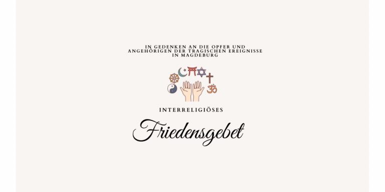 in Gedenken an die Opfer und Angehörigen deR tragischen Ereignisse in Magdeburg