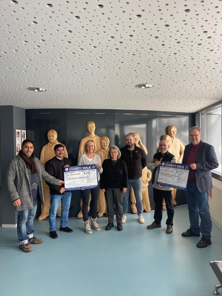4300 € für den guten Zweck – Spendenübergabe nach erstem Charity Walk Westerwald