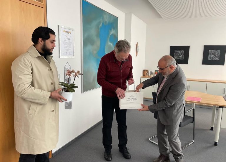 Ein starkes Zeichen für Zusammenarbeit – AMJ und Bürgermeister Heidrich im Gespräch