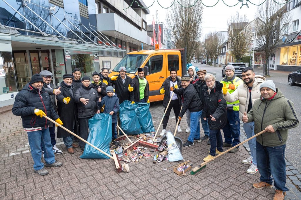 Gemeinsam für eine saubere Stadt – Neujahrsputz 2024 der AMJ Bad Marienberg